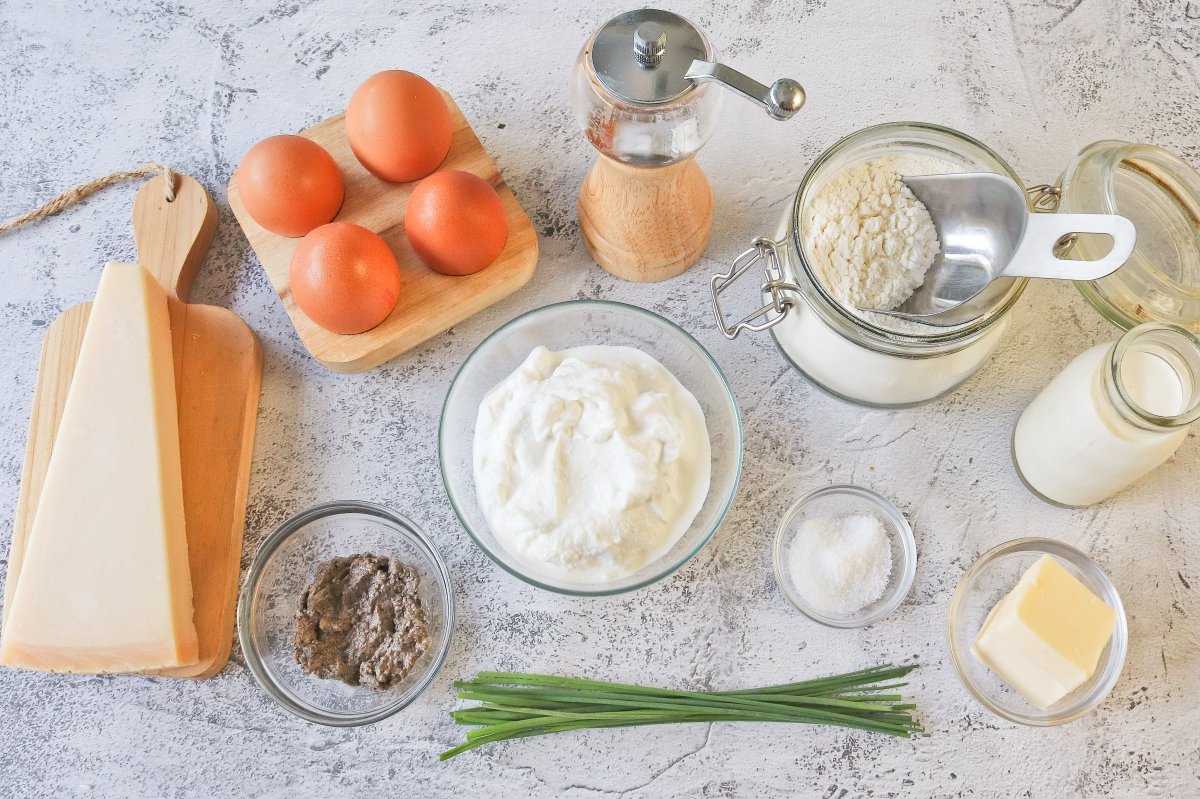 Ingredientes de la mezzelune