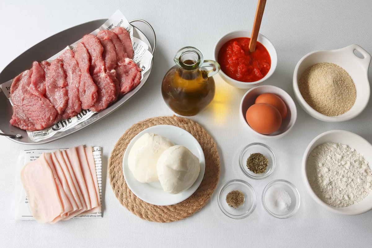 Milanesa a la napolitana 2 Ingredientes de la milanesa a la napolitana