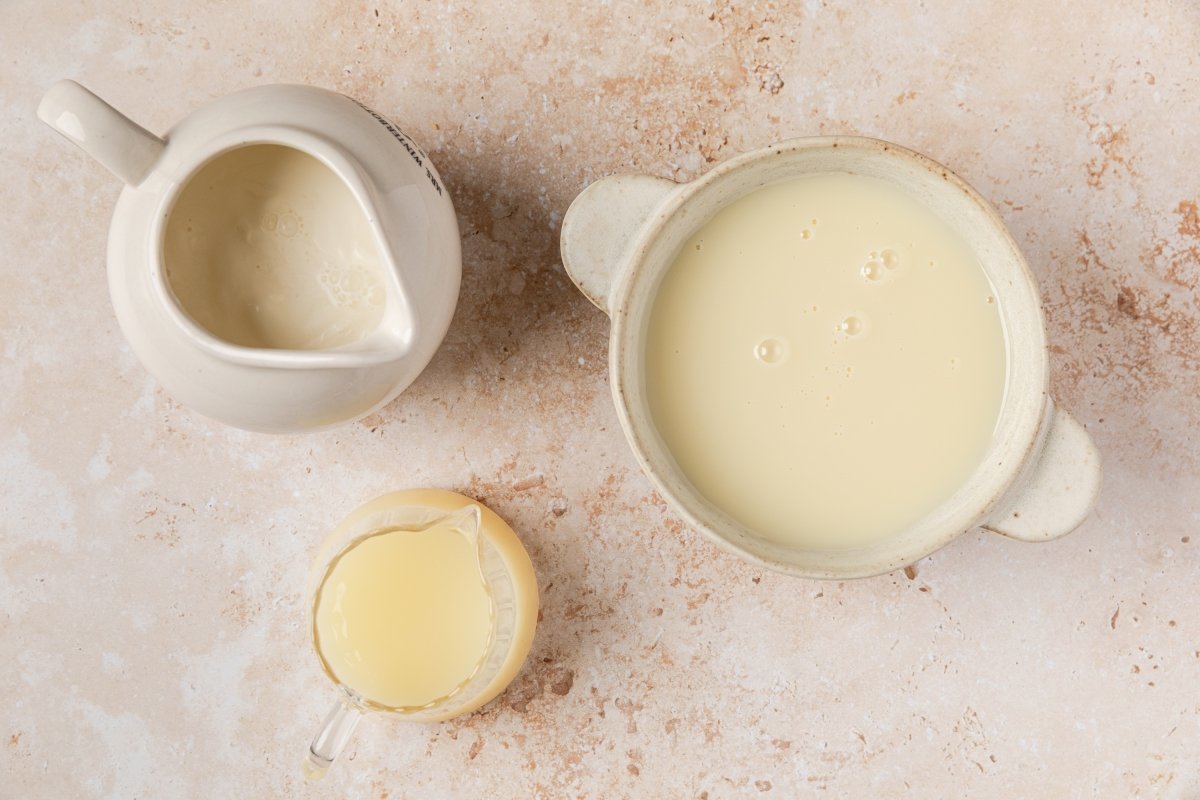 Ingredientes de la mousse de limón en Thermomix