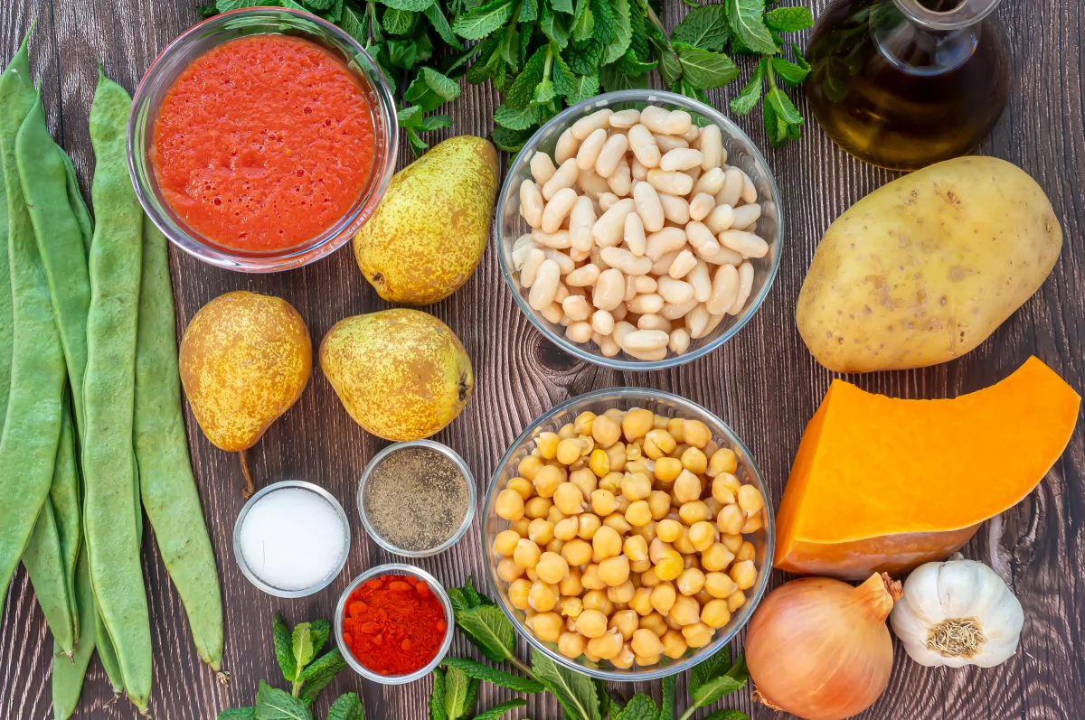 Olla gitana 1 Ingredientes de la olla gitana *