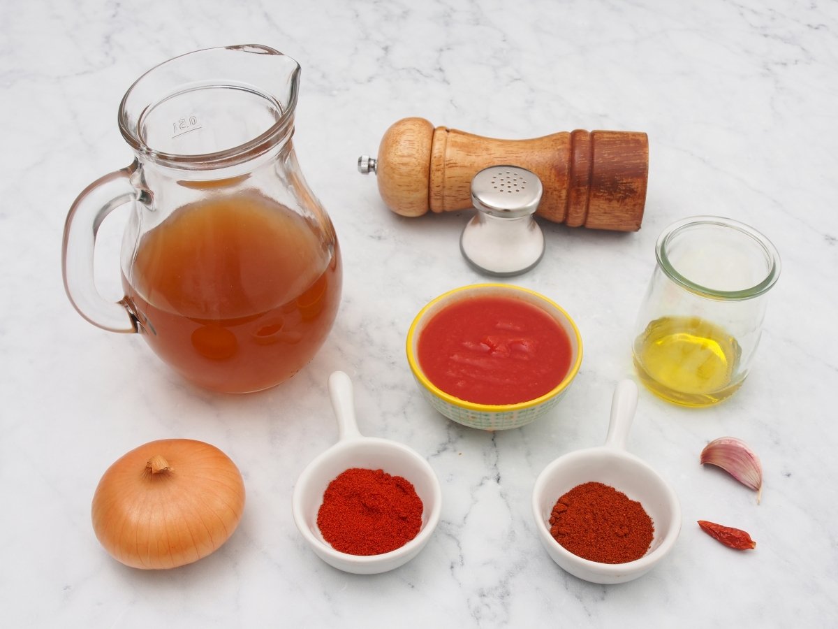 Ingredientes de la salsa brava