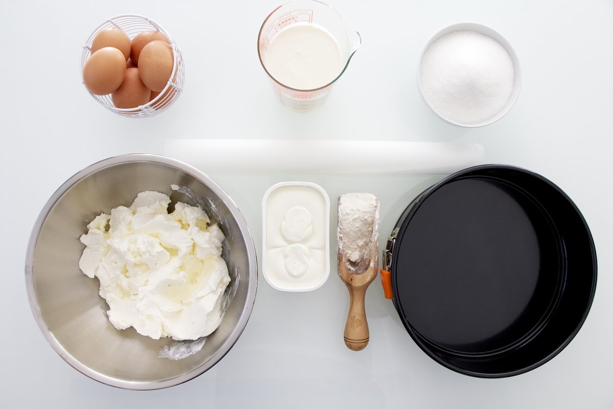 Baked Cheesecake Ingredients