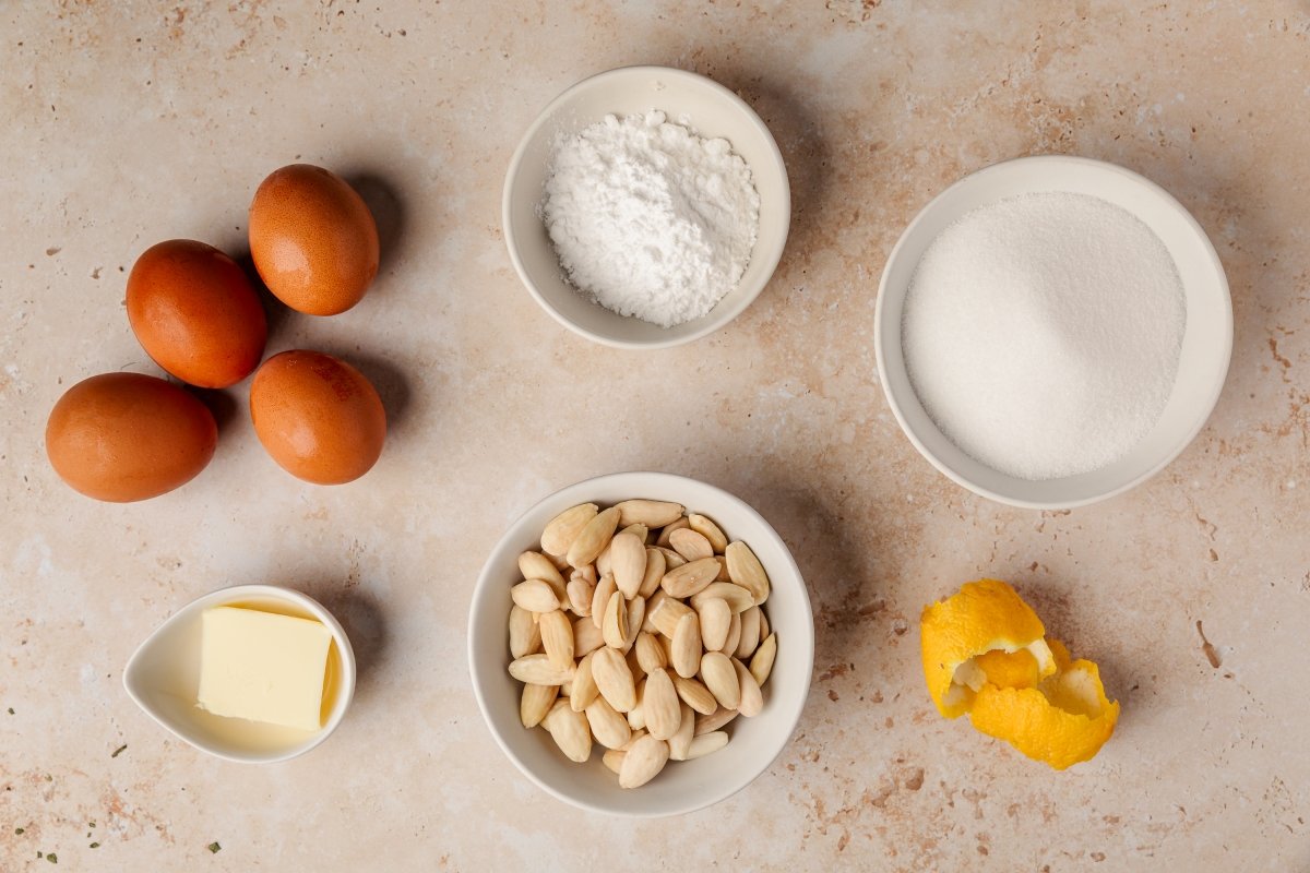 Ingredientes de la tarta de Santiago en Thermomix
