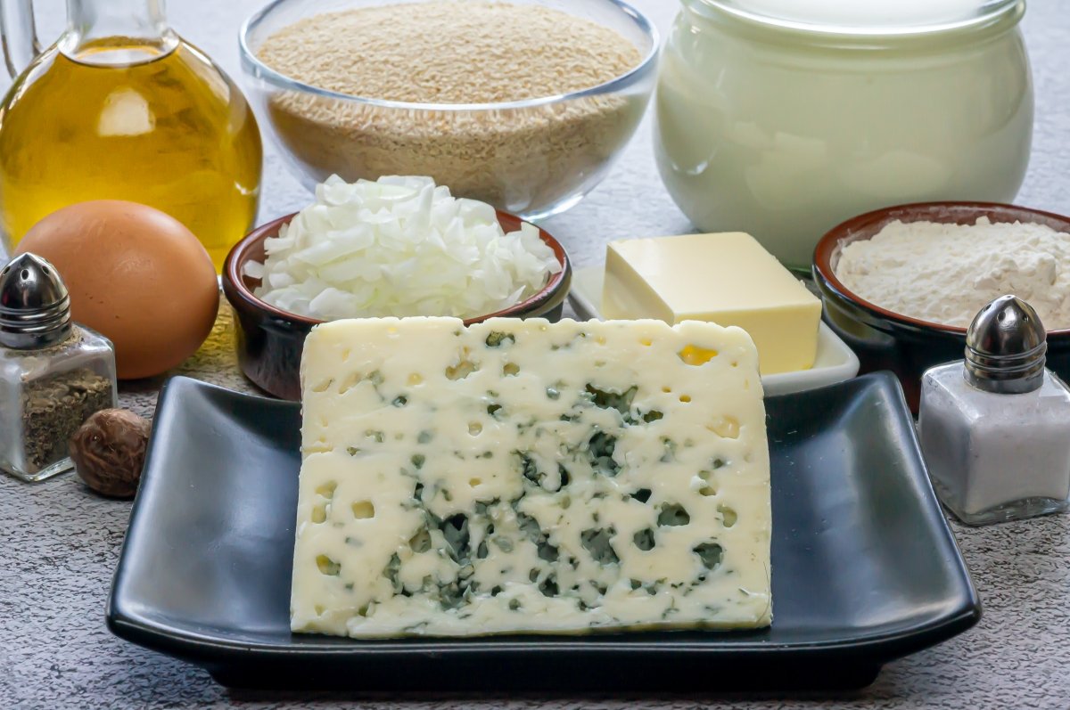 Ingredientes de las croquetas de queso azul