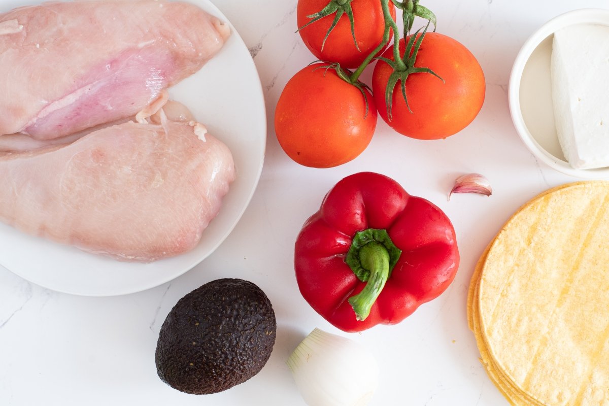 Ingredientes de las entomatadas