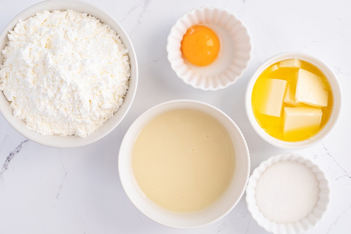 Ingredientes de las galletas de leche condensada