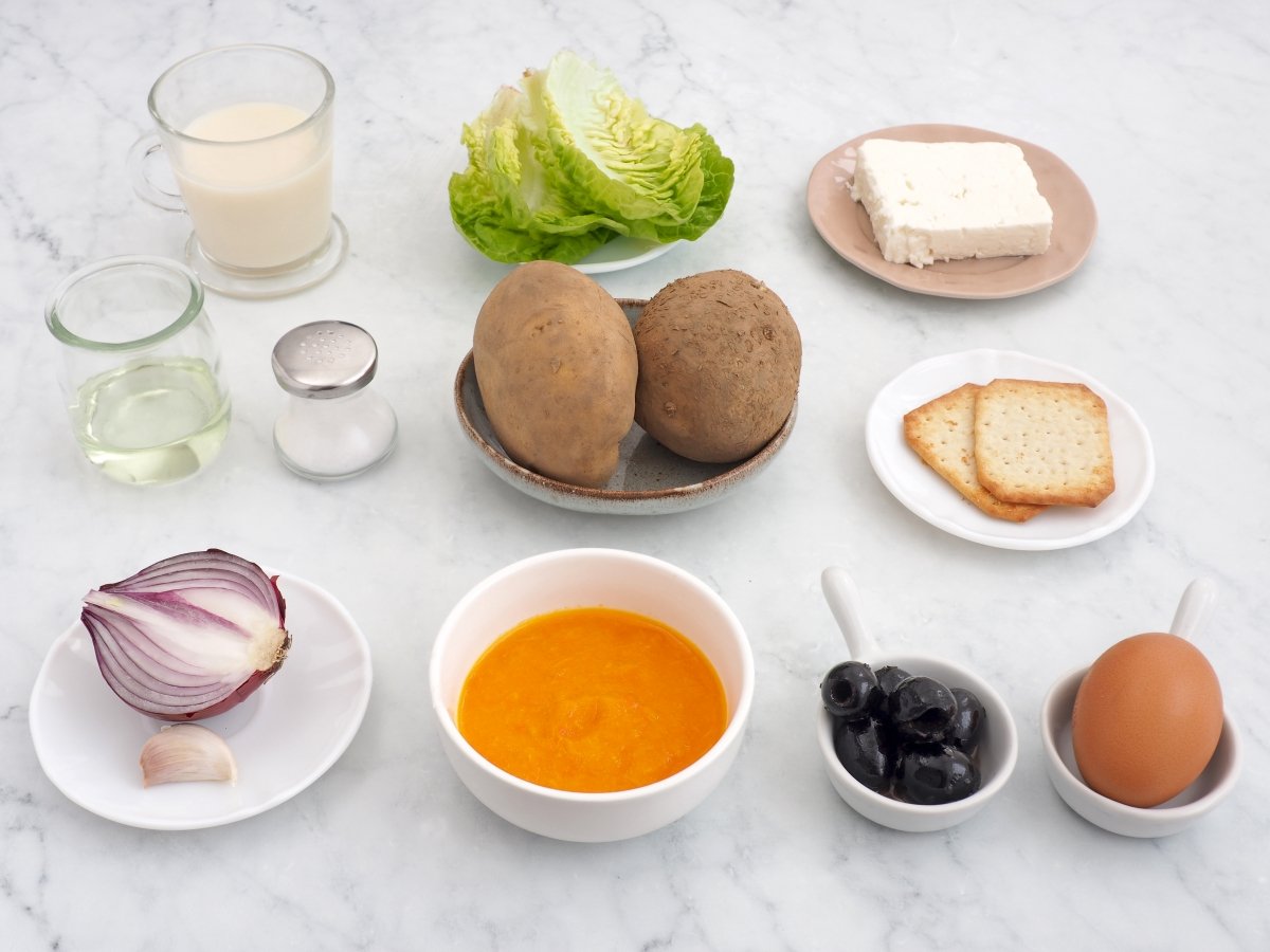 Ingredientes de las papas a la huancaína