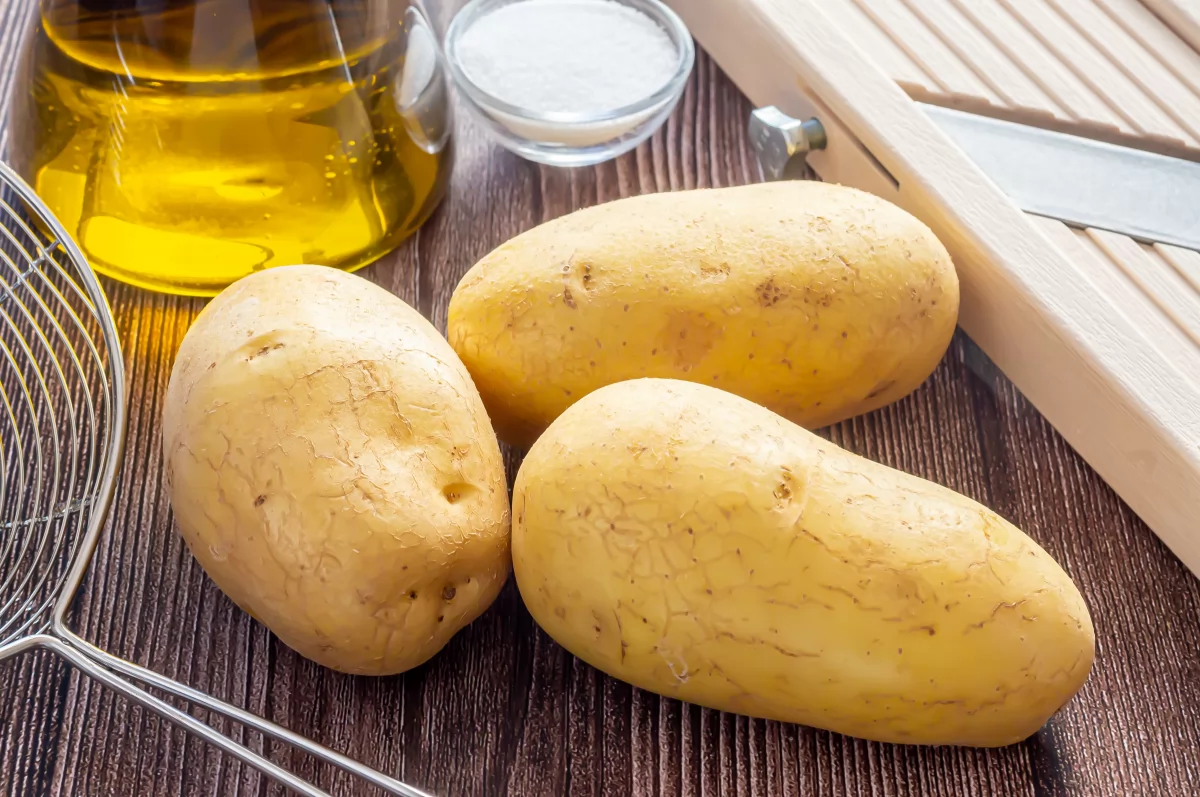 Ingredientes de las patatas chips *