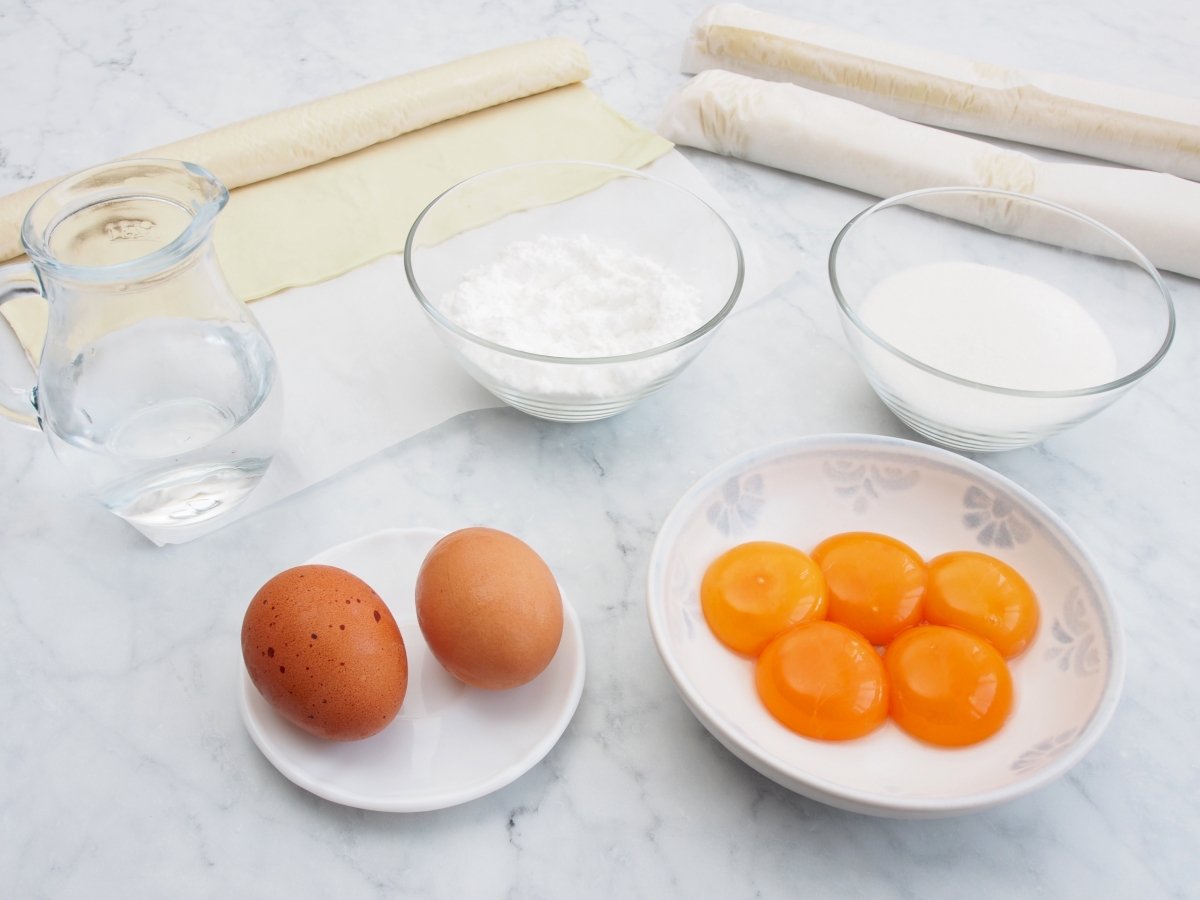 Ingredientes de las rosquillas de Alcalá