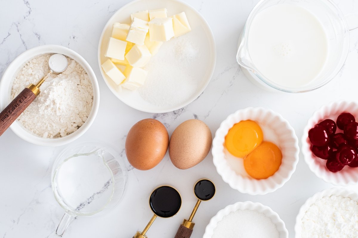 Ingredientes de las zeppole