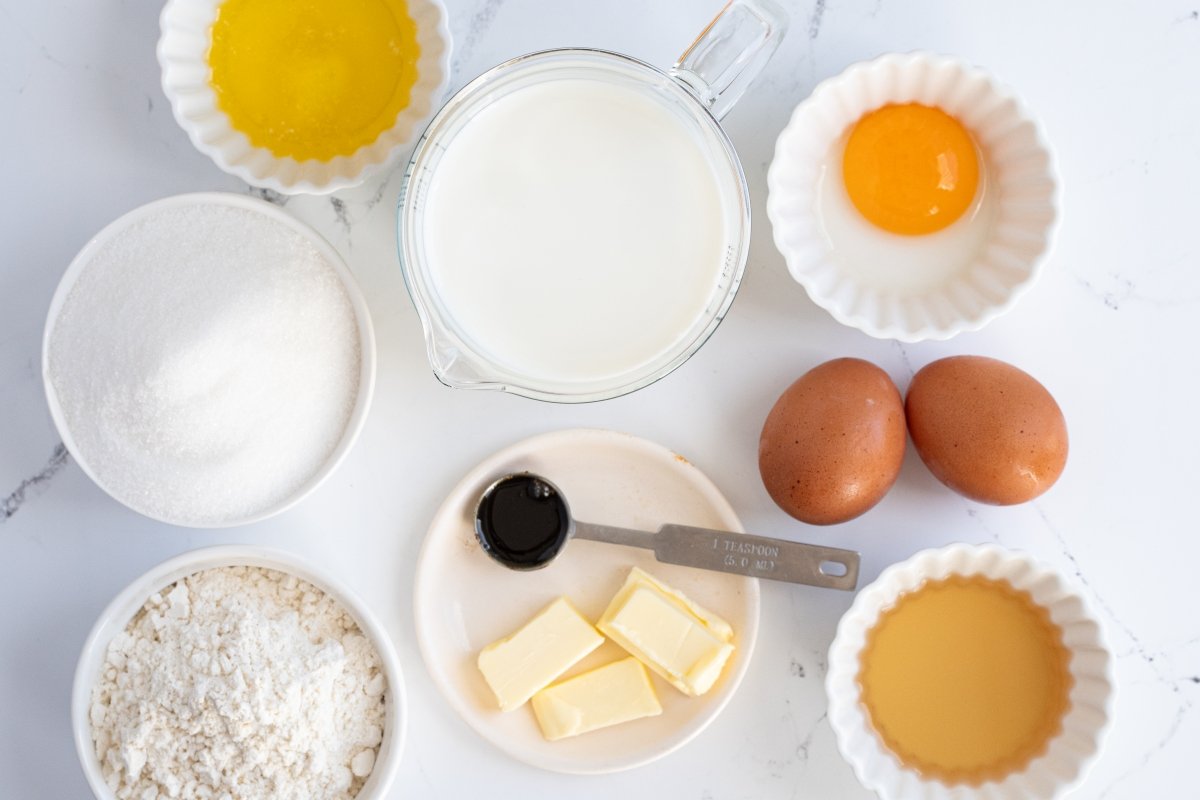Ingredientes de los cannelés