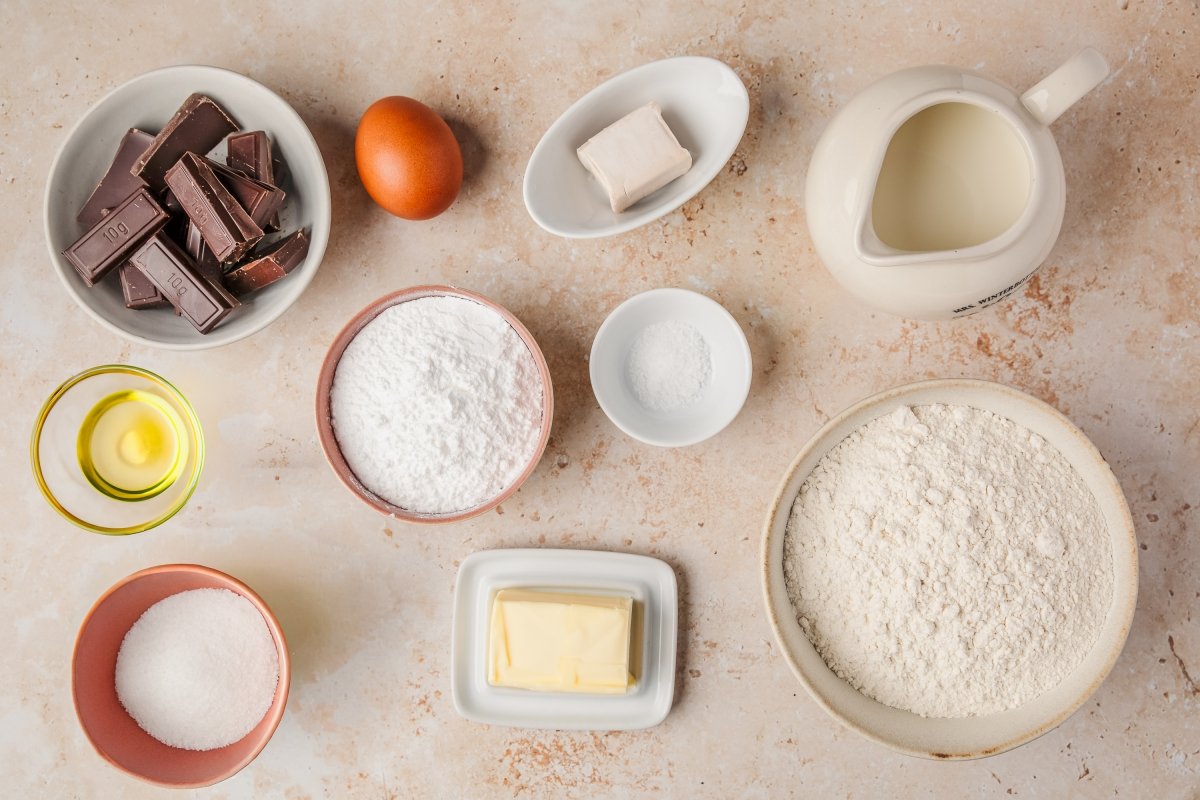 Ingredientes de los donuts con Thermomix