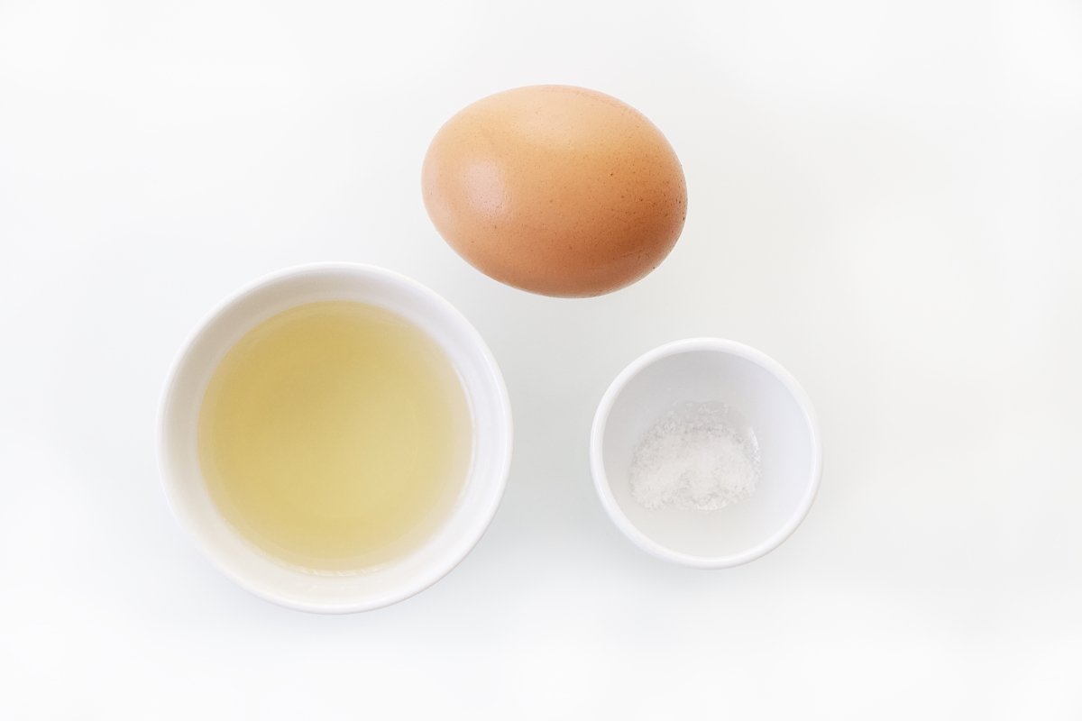 Ingredientes de los huevos cocidos