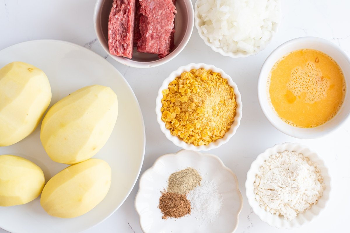 Ingredientes de los korokke