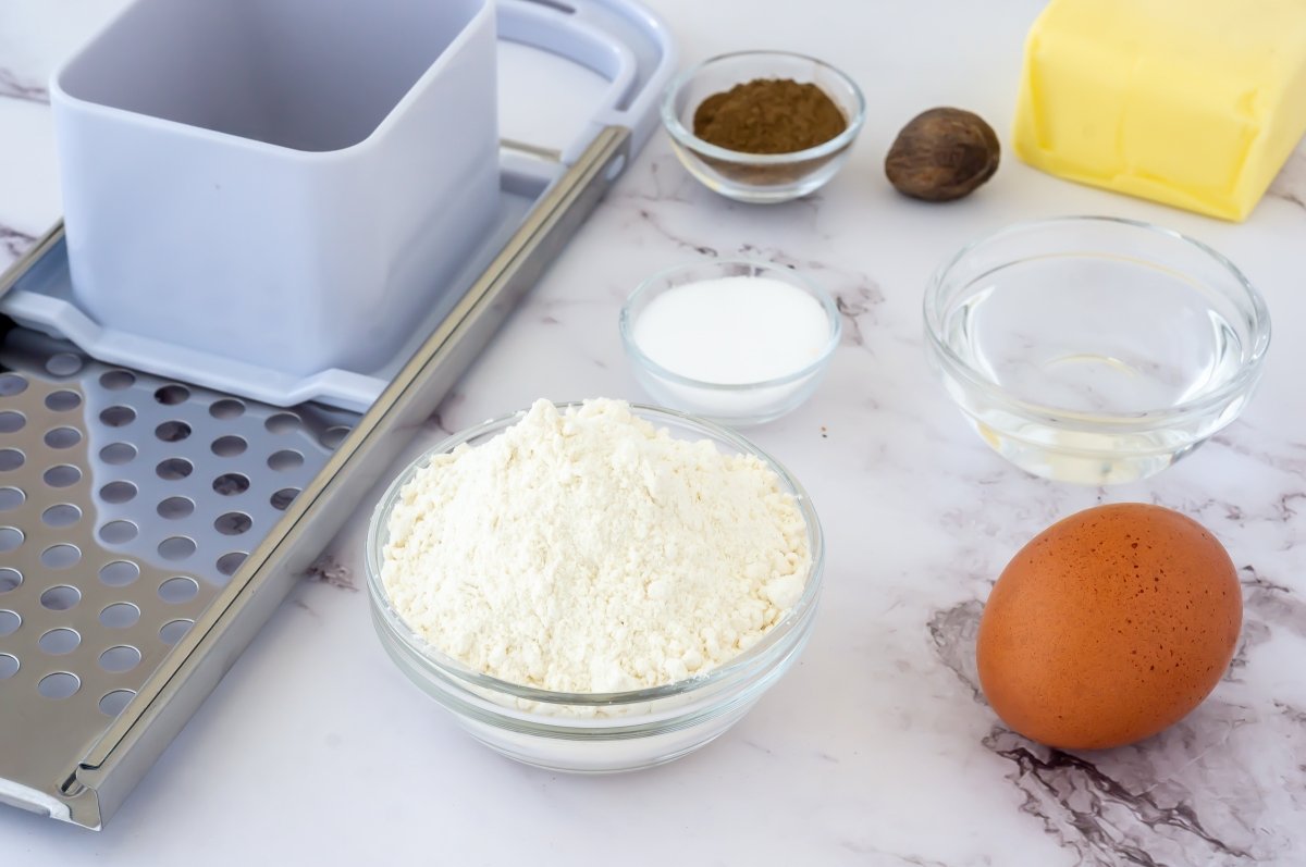 Ingredientes de los spätzle