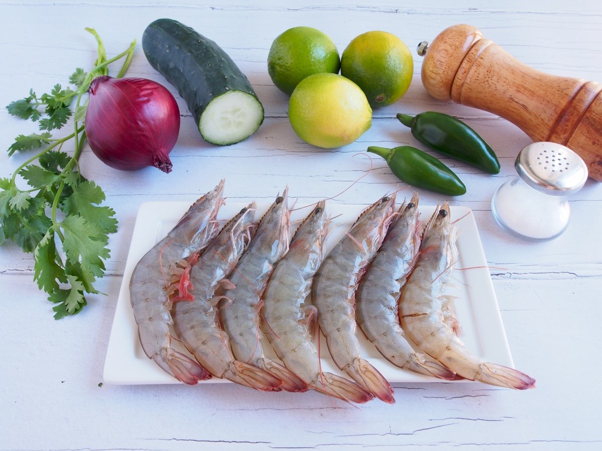 Shrimp Aguachile Ingredients