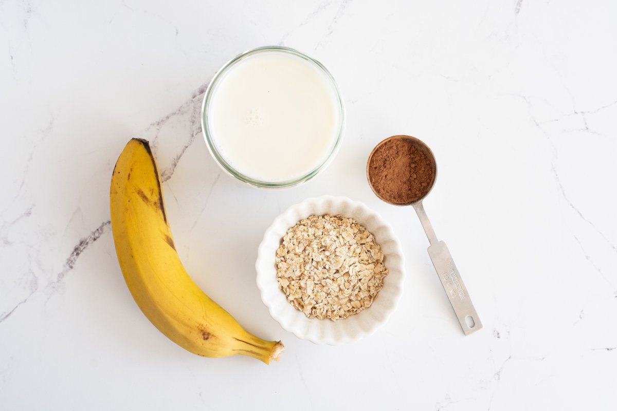 Ingredientes del batido de avena