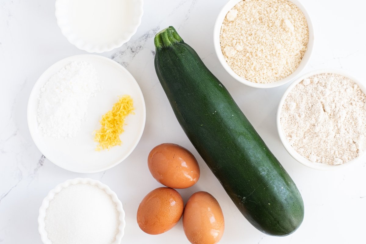 Ingredientes del bizcocho de calabacín