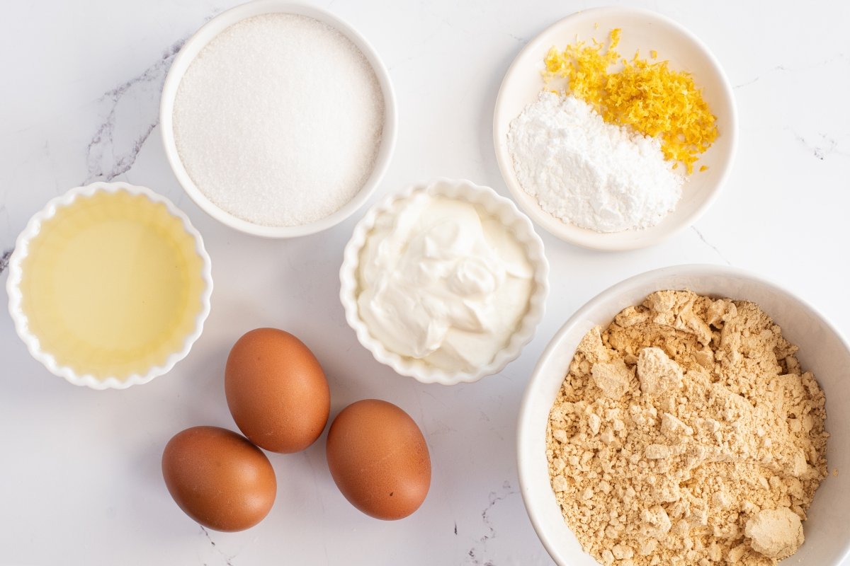 Ingredientes del bizcocho de gofio
