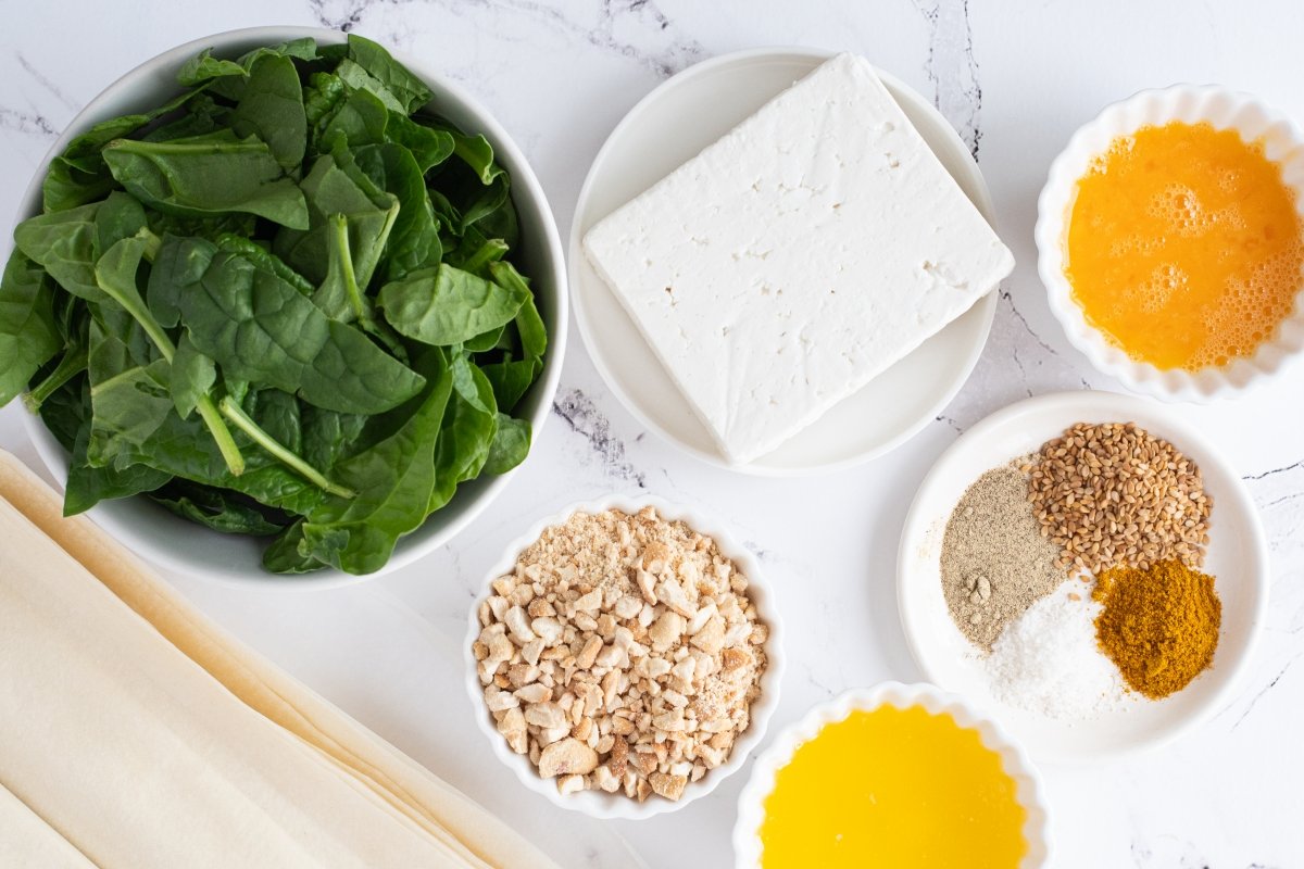 Ingredientes del börek