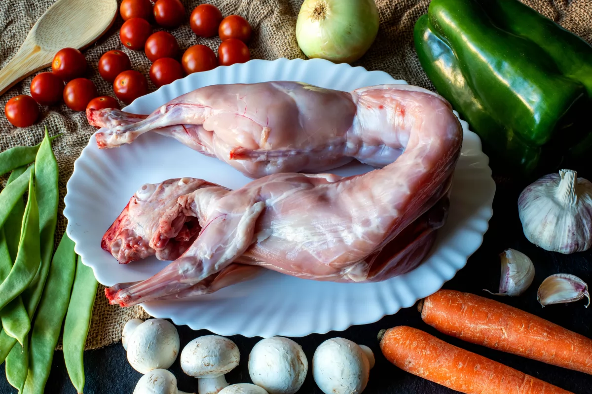 Conejo guisado con verduras 1 Ingredientes del conejo guisado con verduras *