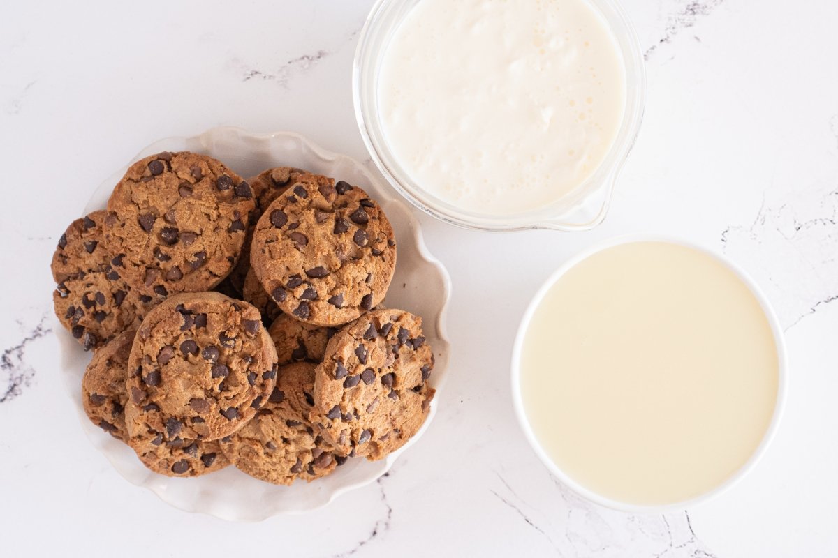 Ingredientes del helado de cookies