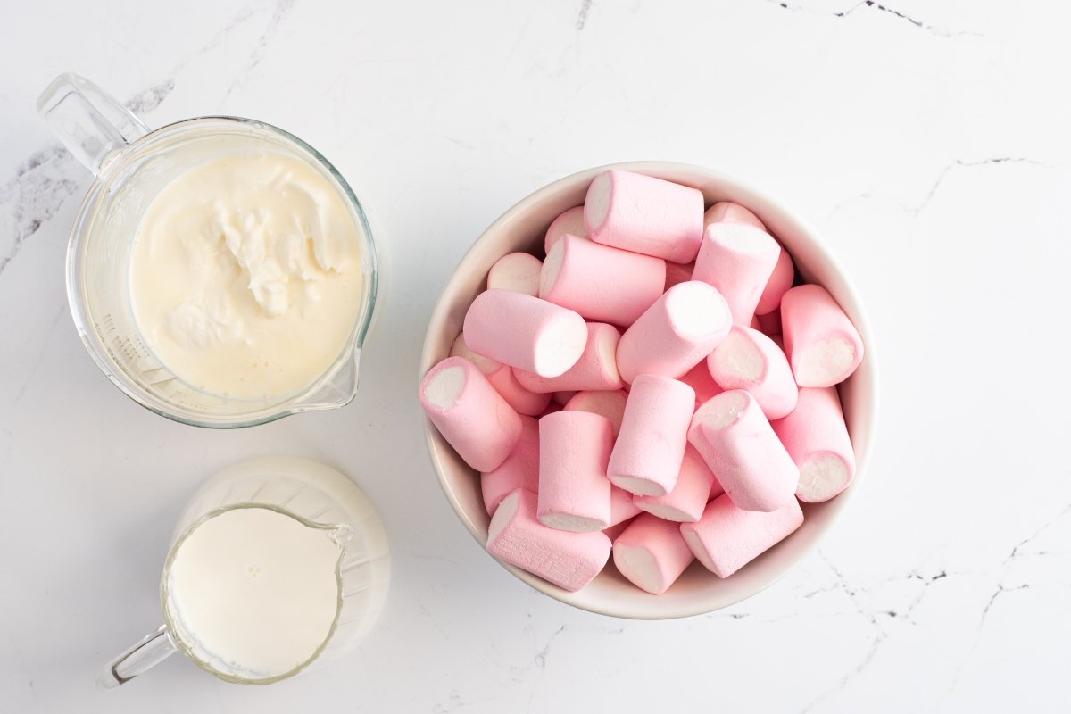 Ingredientes del helado de nubes