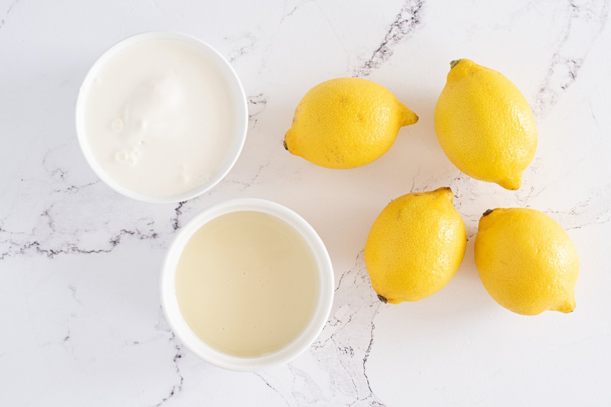 Ingredientes del limón helado