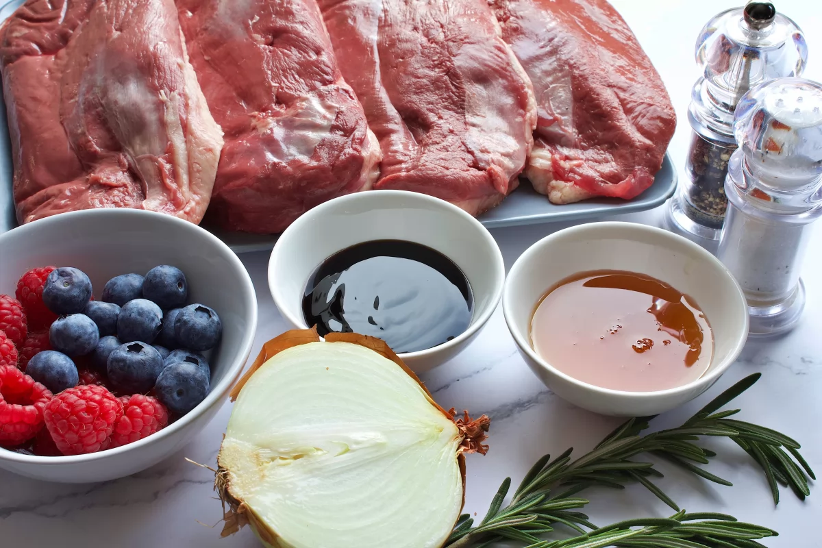 Ingredientes del magret de pato a la miel