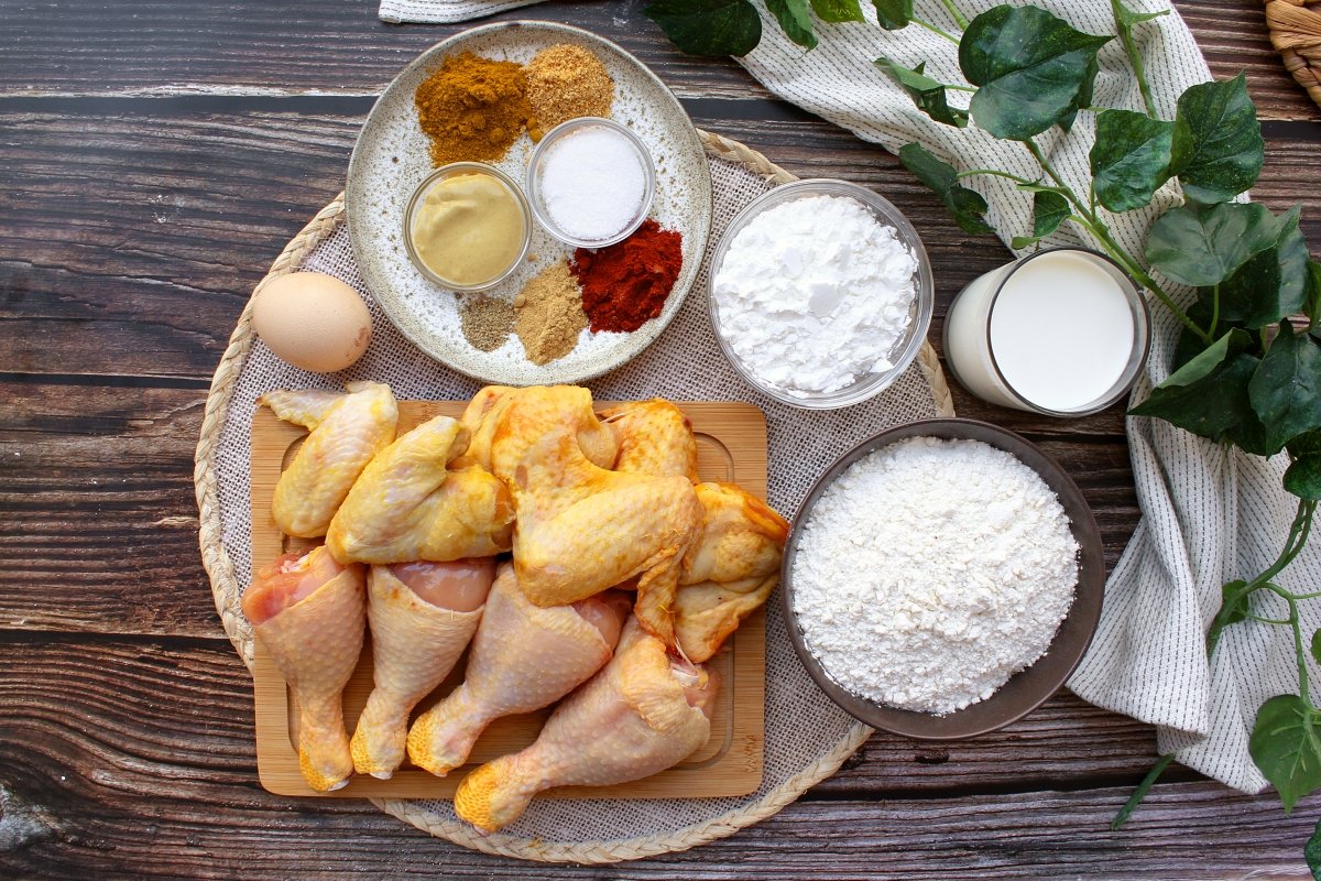 Ingredientes del marinado del pollo