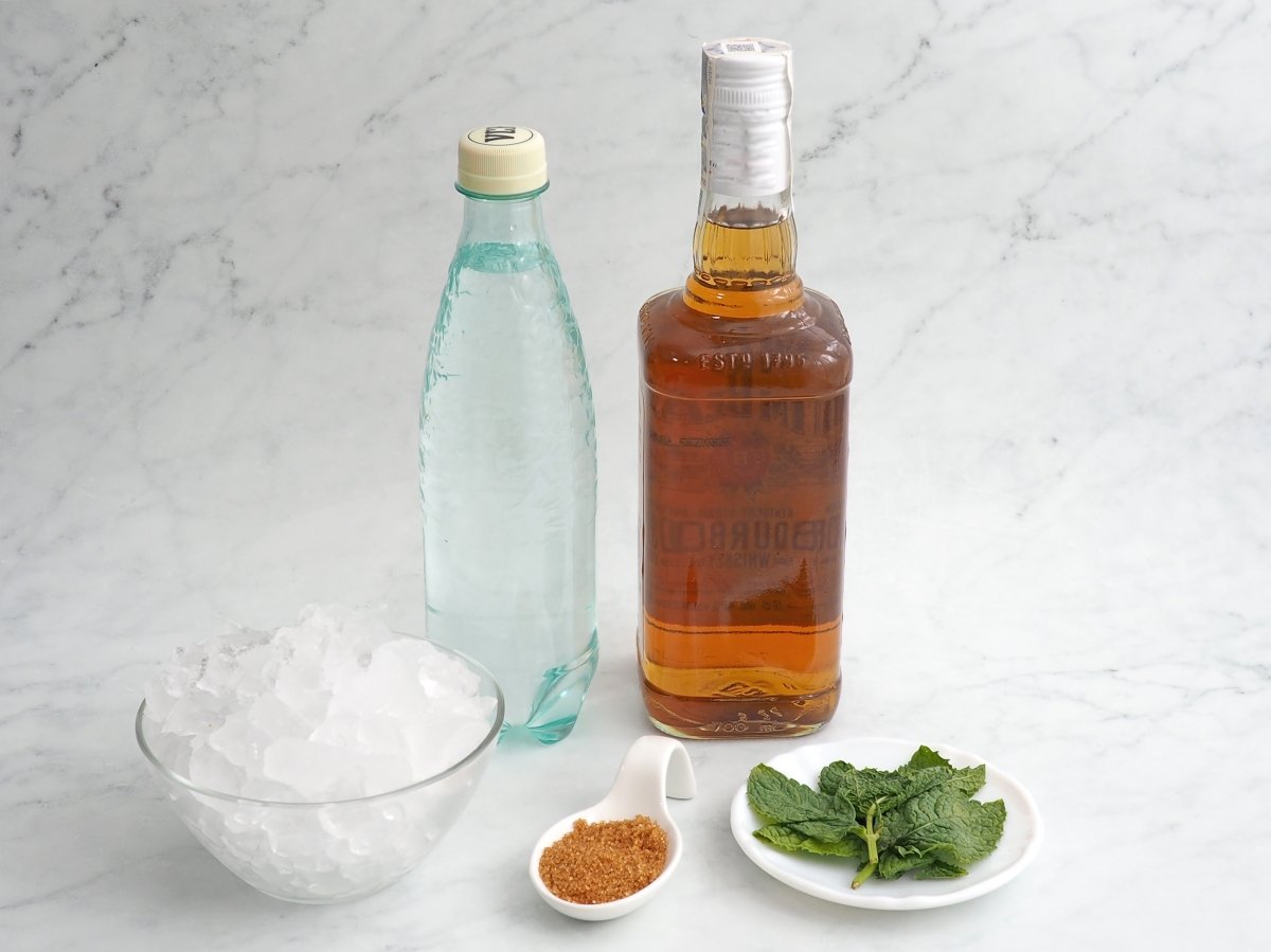 Ingredientes del Mint Julep