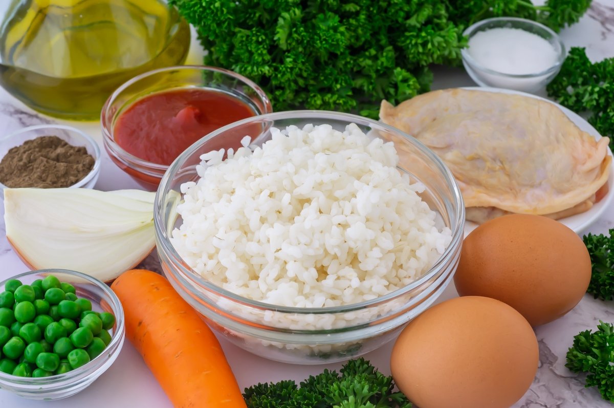 Ingredientes del omurice