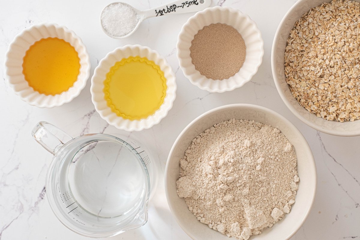 Ingredientes del pan de avena