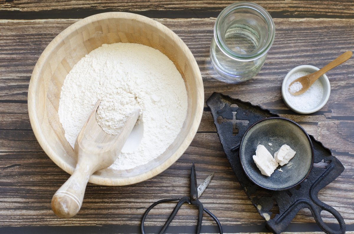 Ingredientes del pan de bocadillo