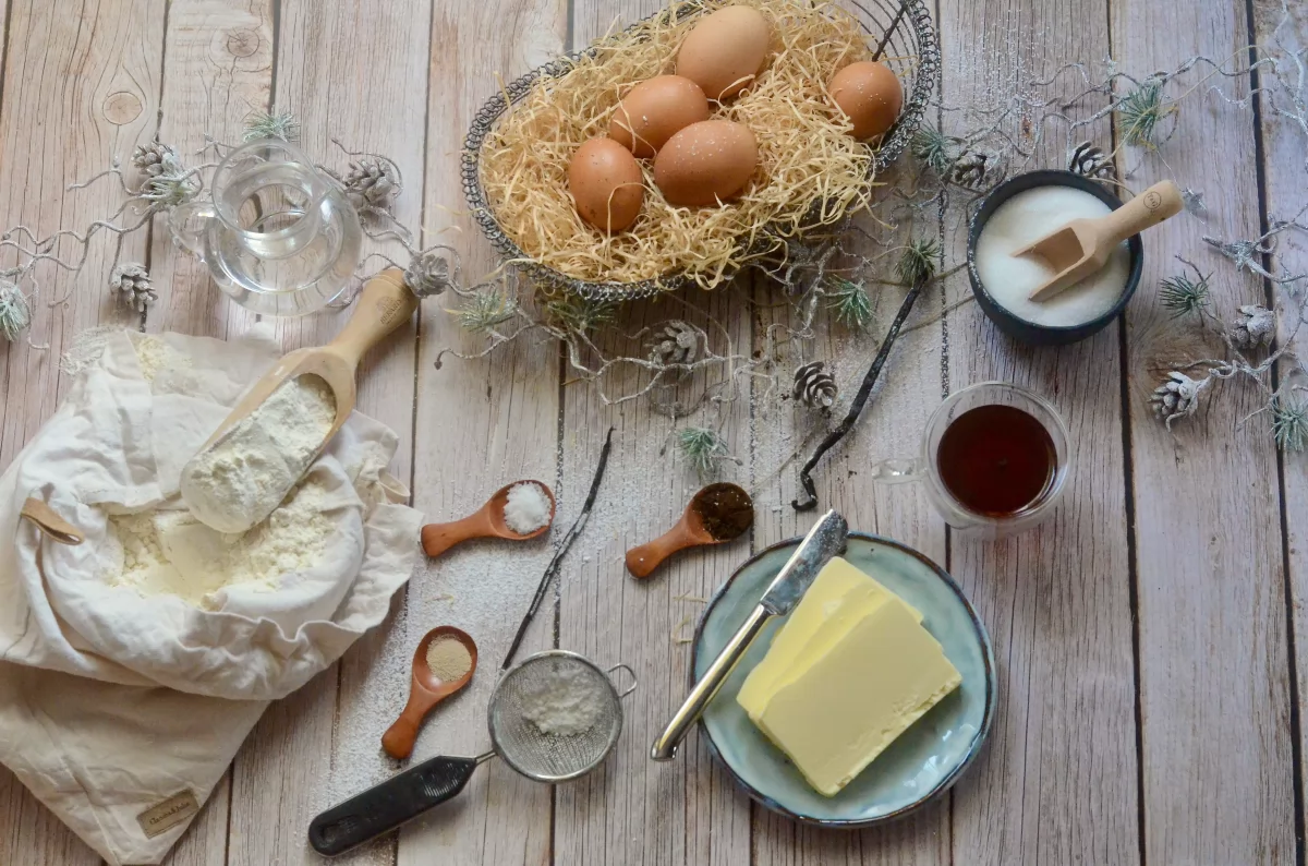 Ingredientes del pandoro