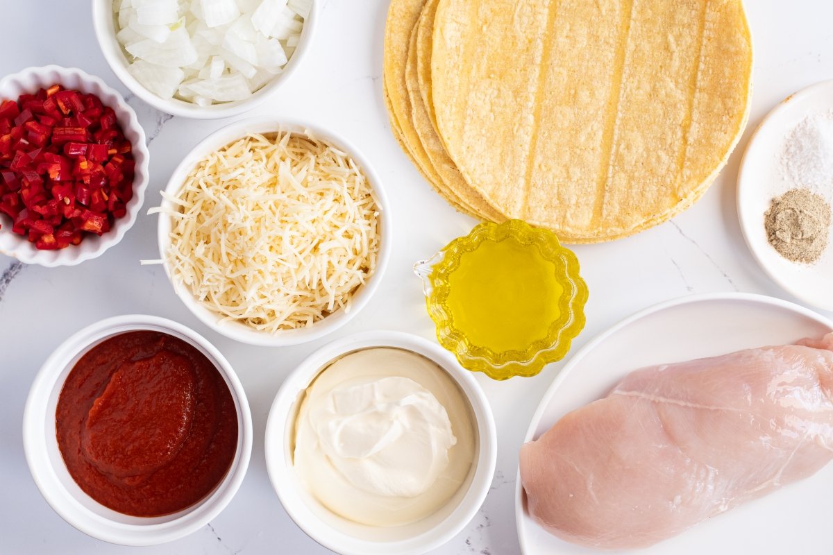 Ingredientes del pastel azteca