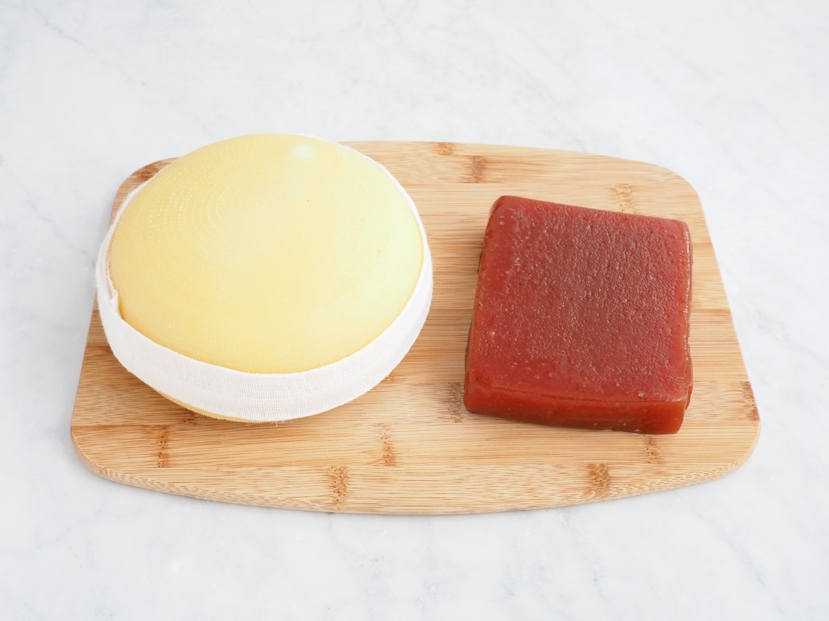 Ingredientes del queso con membrillo