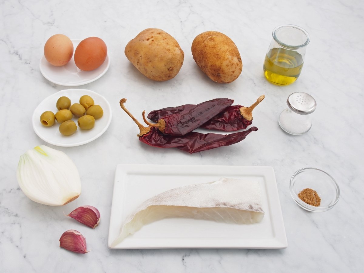 Ingredientes del rin ran de bacalao