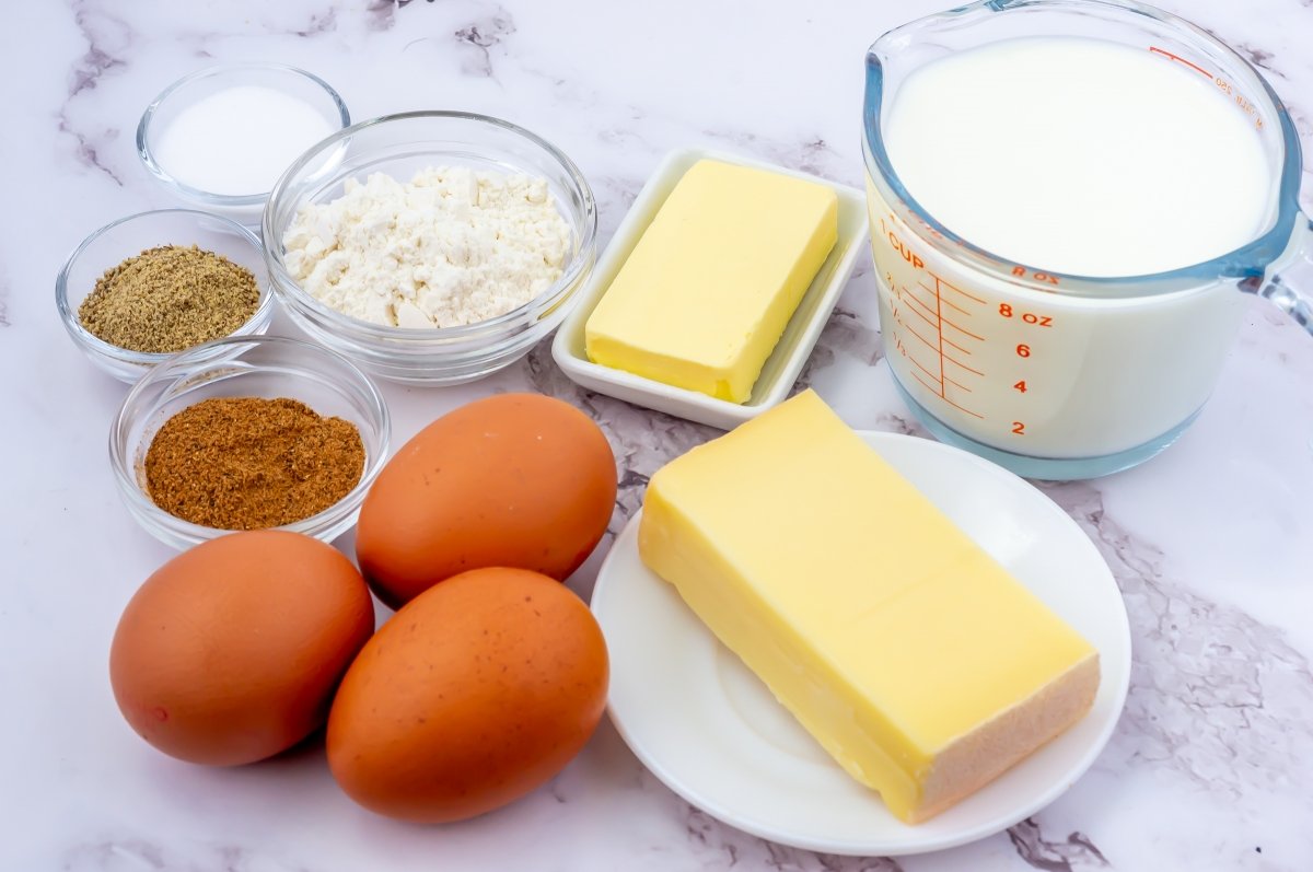 Ingredientes del soufflé de queso