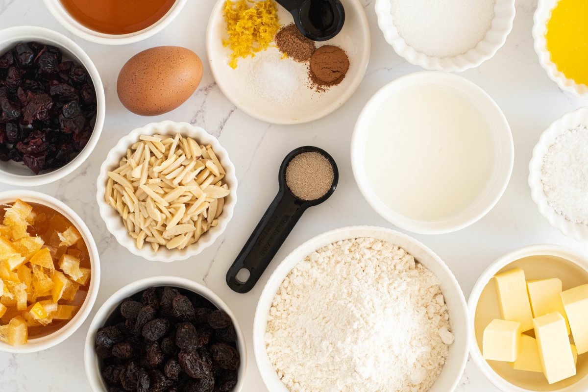 Ingredientes del stollen