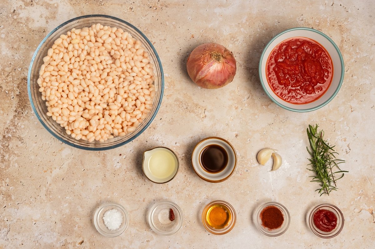 Ingredientes para baked beans