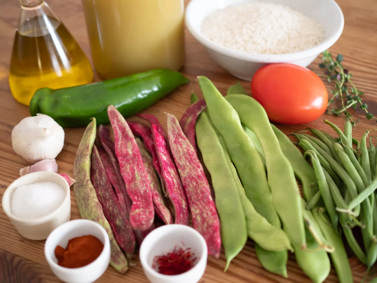 Arroz con judías verdes 1 ingredientes para el arroz con judías verdes *