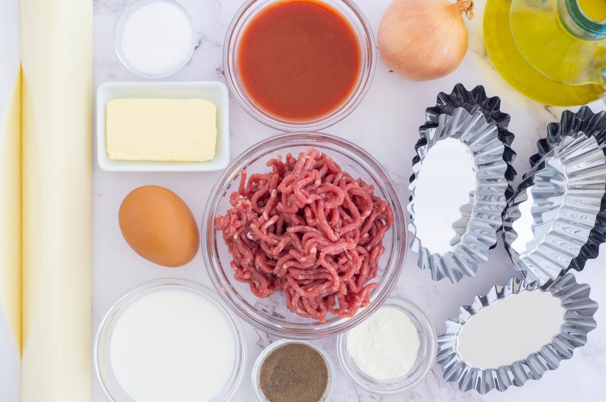 Ingredientes para hacer agujas de ternera