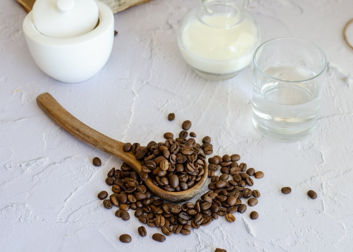 Ingredientes para hacer café macchiato