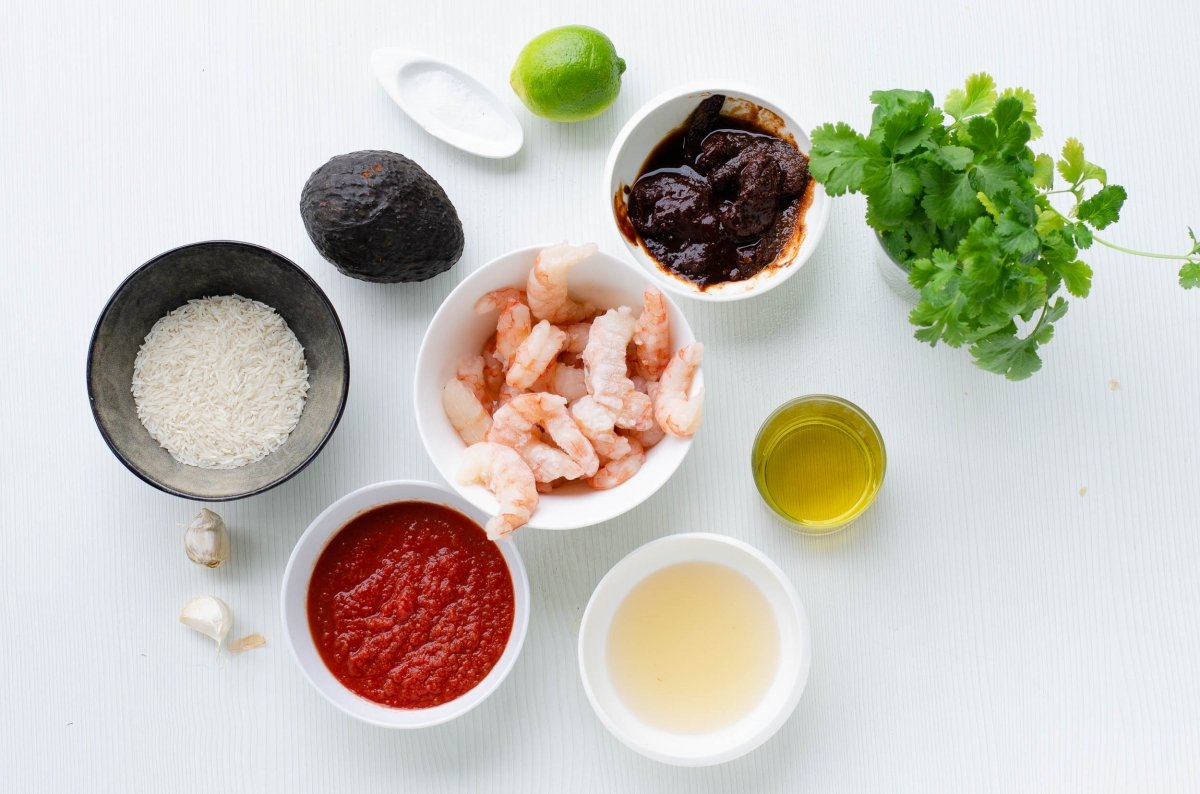 Ingredients for making Deviled Shrimp