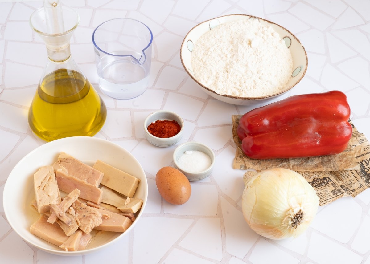 Ingredientes para hacer empanada gallega