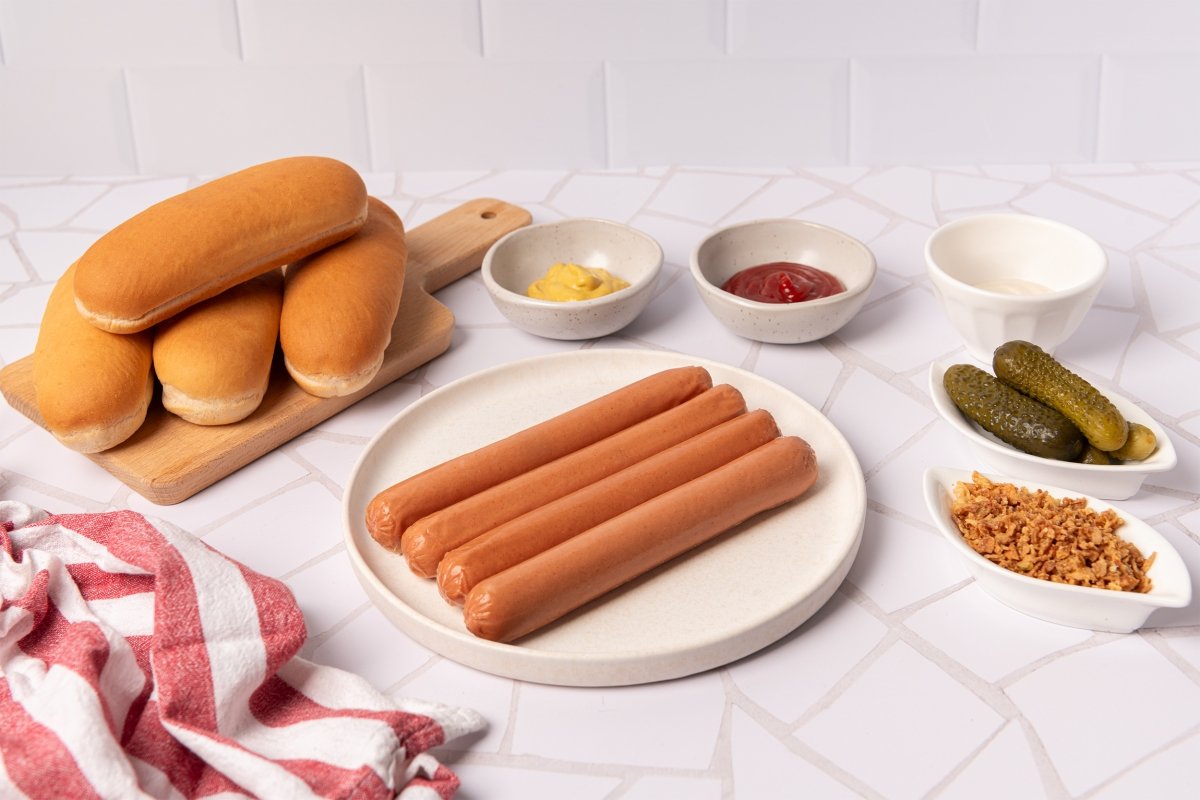 Ingredientes para hacer hot dog