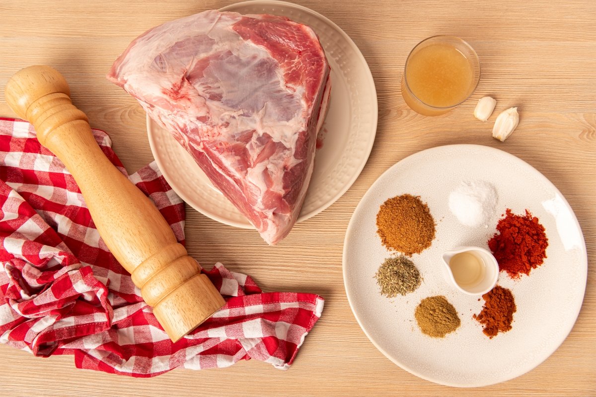 Ingredientes para hacer pulled pork en Crock Pot