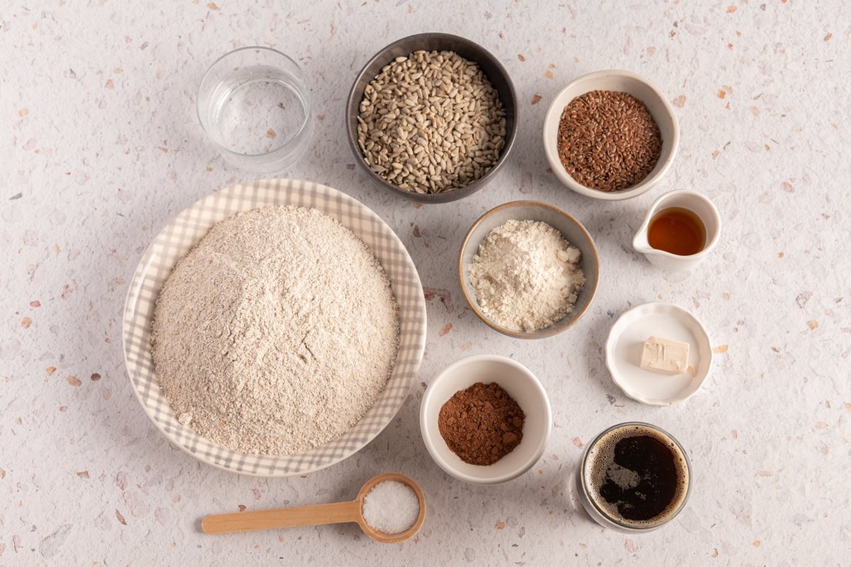 Ingredientes para hacer pumpernickel