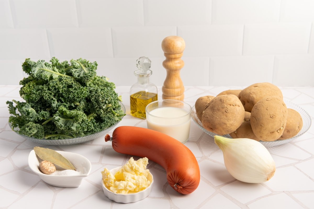 Ingredientes para hacer stamppot